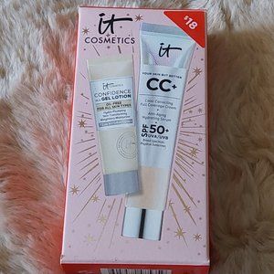 IT Cosmetics CC+ Cream + IT Confidence Lotion Set- Light
